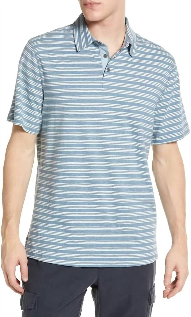 NEW RAILS sebastian polo in denim nautical